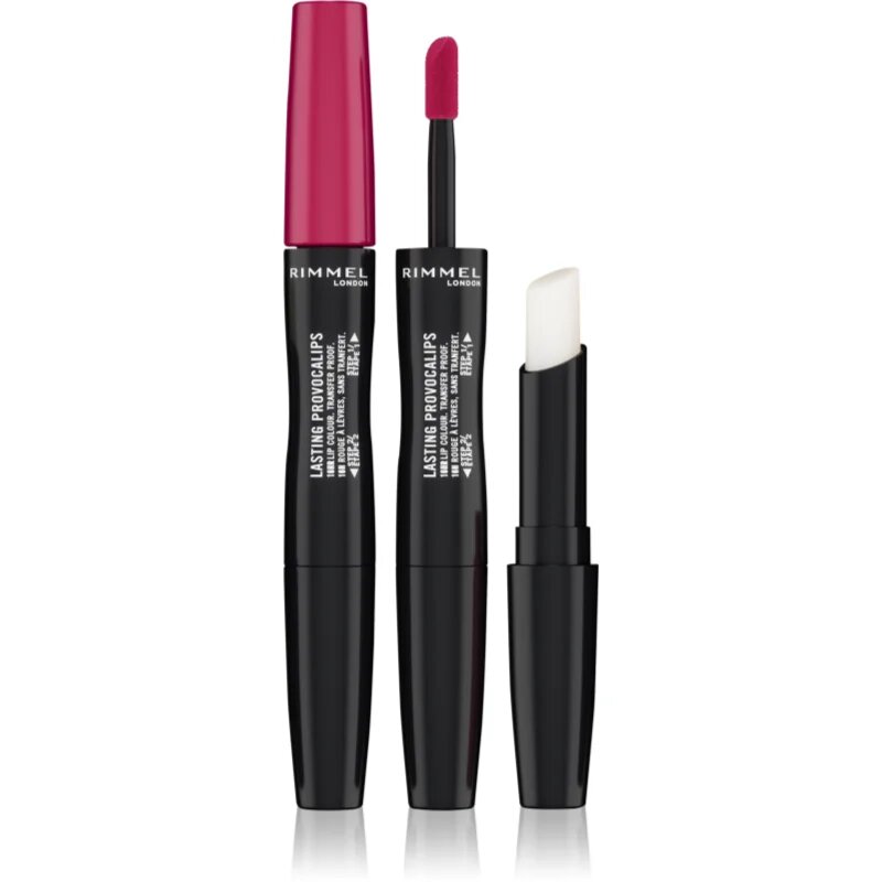 Rimmel Lasting Provocalips Double Ended dlouhotrvající rtěnka odstín 310 Pouting Pink 35 g