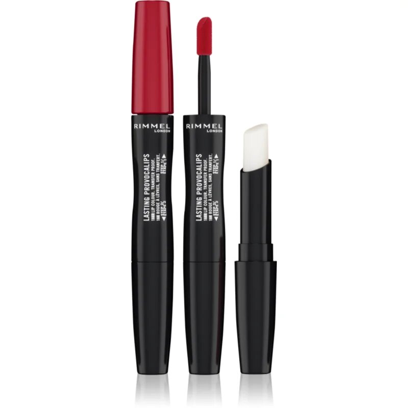 Rimmel Lasting Provocalips Double Ended dlouhotrvající rtěnka odstín 740 Caught Red Lip 35 g