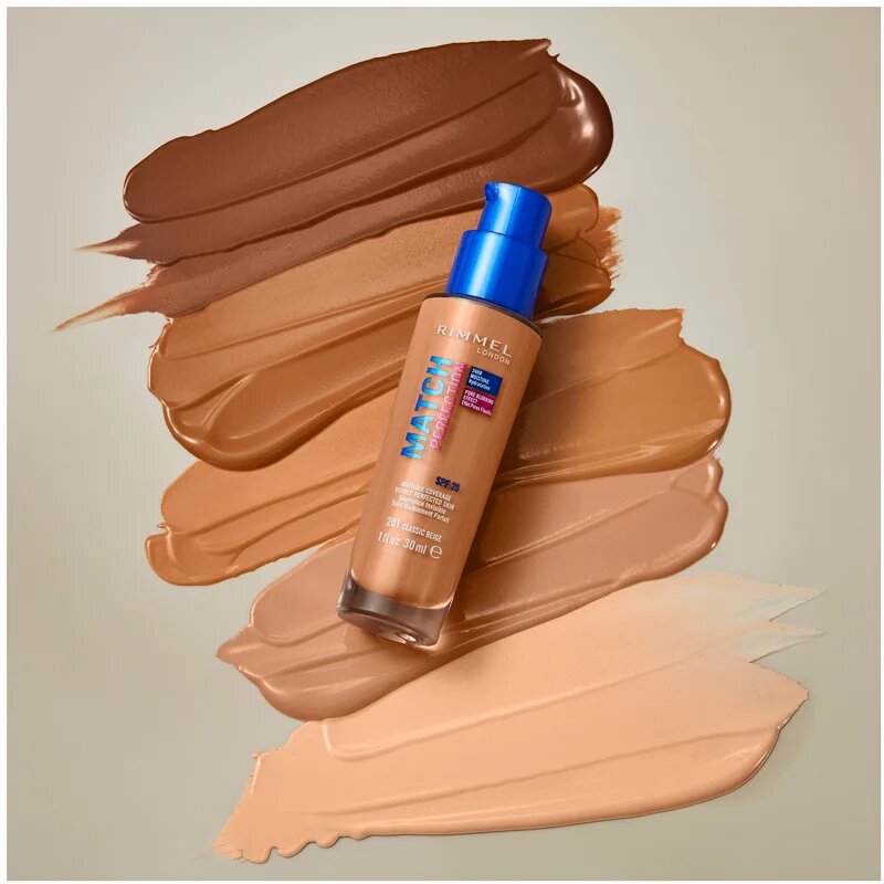 Rimmel Match Perfection tekutý make-up SPF 20 odstín 501 Noisette 30 ml