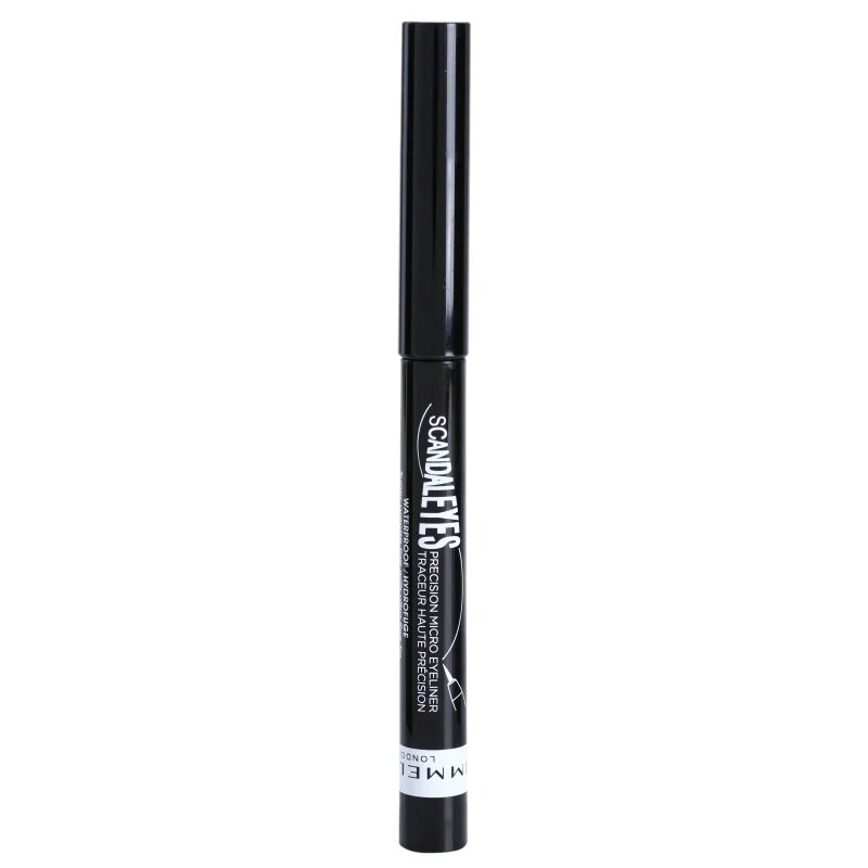 Rimmel ScandalEyes Micro tekuté oční linky voděodolné odstín 001 Black 1.1 ml