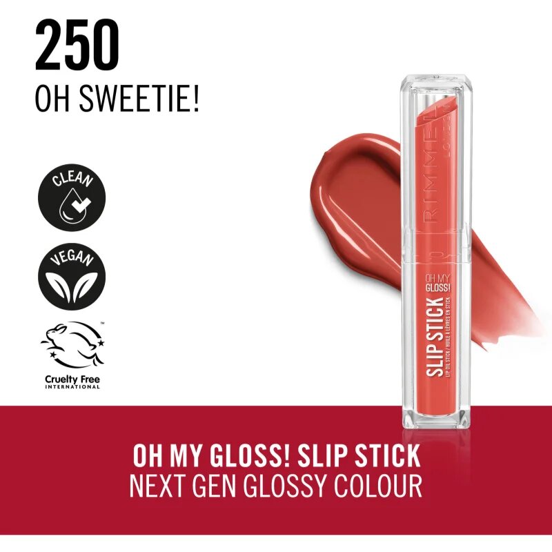Rimmel Stay Glossy lesklá rtěnka na rty odstín SWEETIE 3.4 g