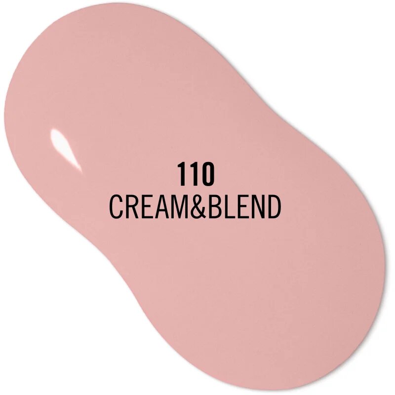 Rimmel Super Gel gelový lak na nehty bez užití UV/LED lampy odstín 110 Cream & Blend 12 ml