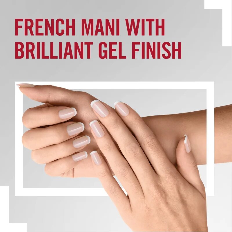 Rimmel Super Gel Step 1 lak na francouzskou manikúru odstín 091 English Rose 12 ml
