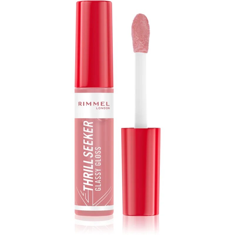 Rimmel Thrill Seeker Glassy Gloss lesk na rty pro větší objem odstín 700 Sprinkled Sugar 10 ml