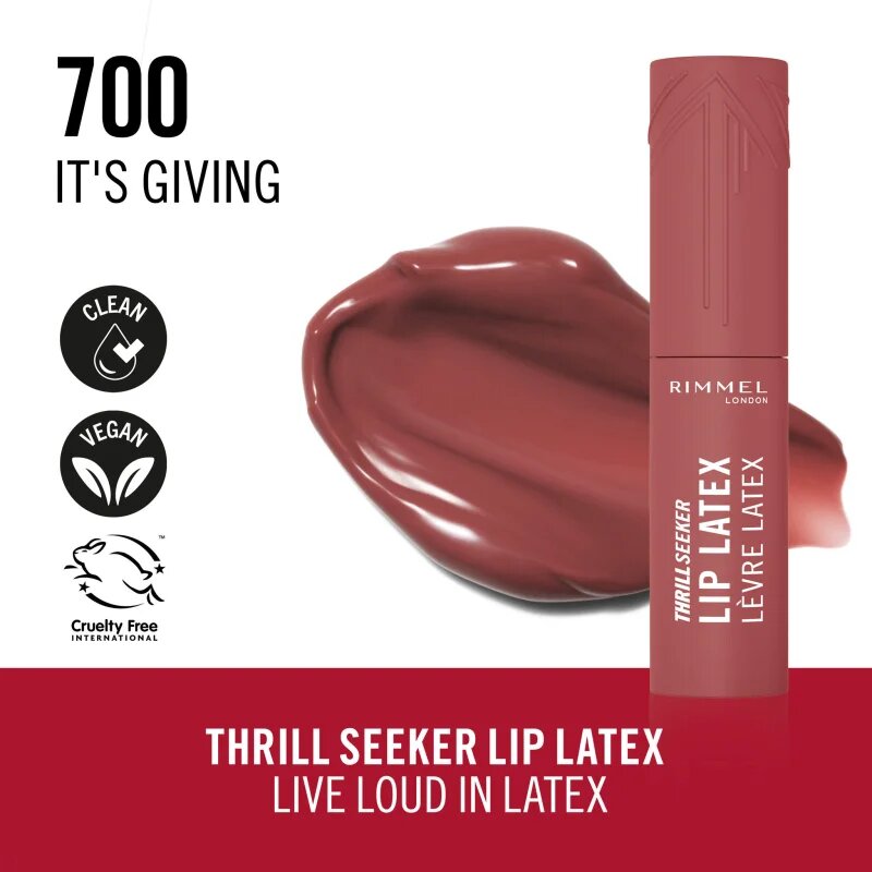 Rimmel Thrill Seeker Lip Latex tekutá rtěnka odstín 700 It's Giving 6 ml