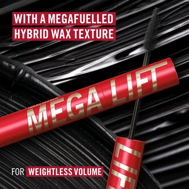 Rimmel Thrill Seeker Mega Lift řasenka pro objem odstín 001 Black 10 ml
