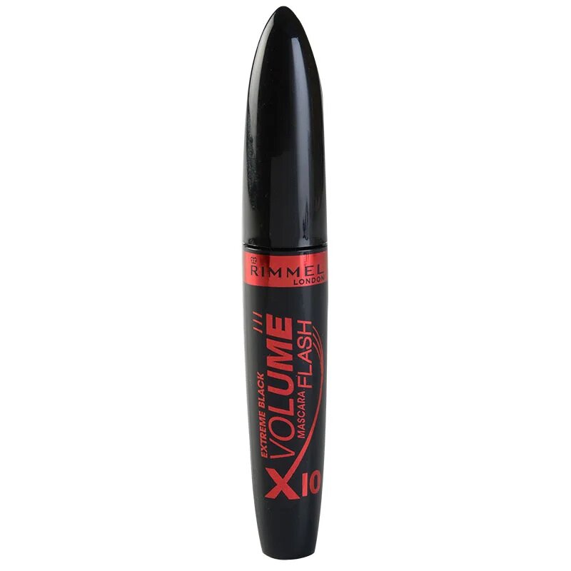Rimmel Volume Flash X10 Extreme Black řasenka pro objem a zahuštění řas odstín 001 Extreme Black 8 ml
