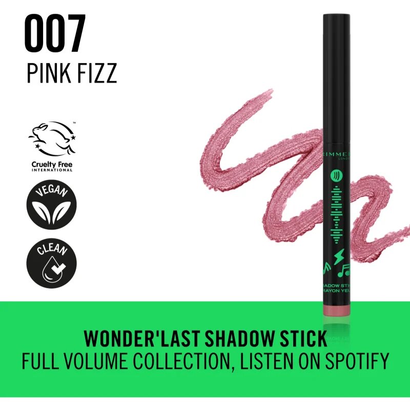 Rimmel Wonder oční stíny v tužce odstín 007 Pink Fizz 1.64 g