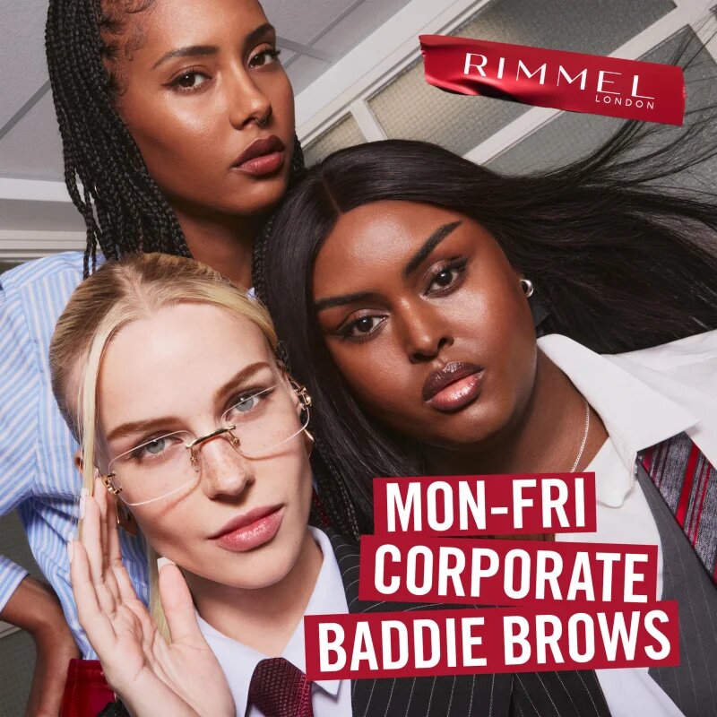 Rimmel Wonder'Bond gel na obočí odstín 003 Dark Brown 7.7 ml