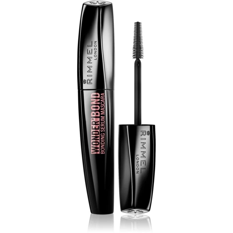 Rimmel Wonder'Bond objemová a prodlužující řasenka pro podporu růstu řas odstín Black 11 ml