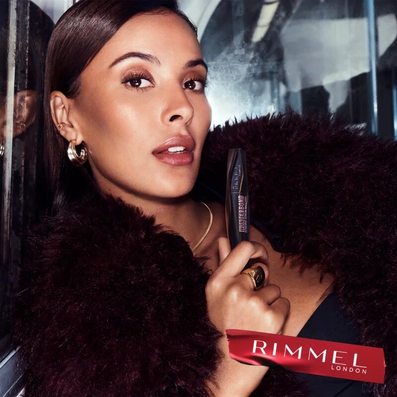 Rimmel Wonder'Bond objemová a prodlužující řasenka pro podporu růstu řas odstín Black 11 ml