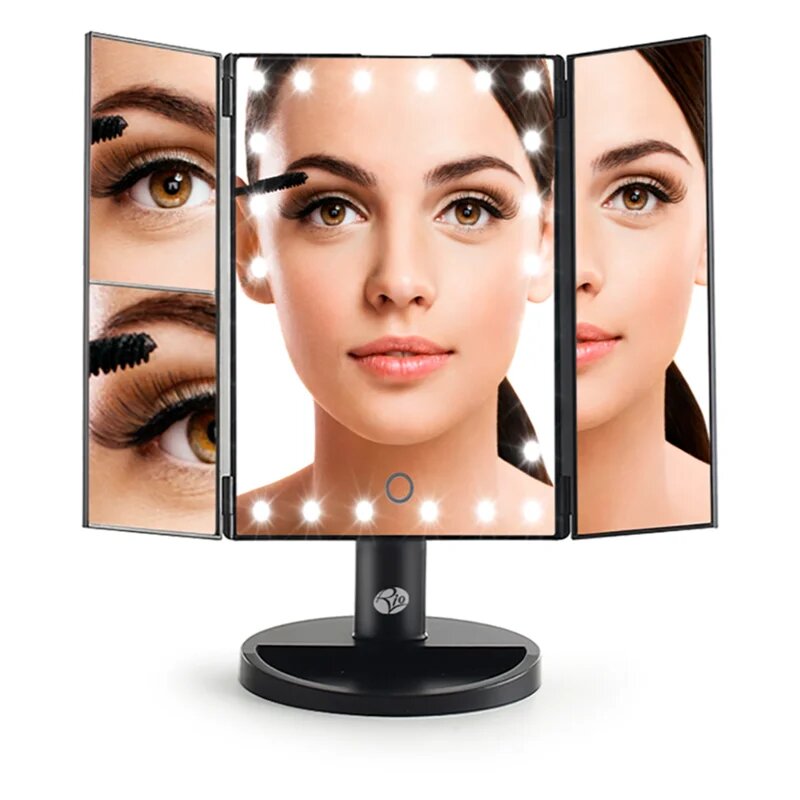 RIO 24LED Touch Dimmable Make-up Mirror kosmetické zrcátko s LED podsvícením 1 ks