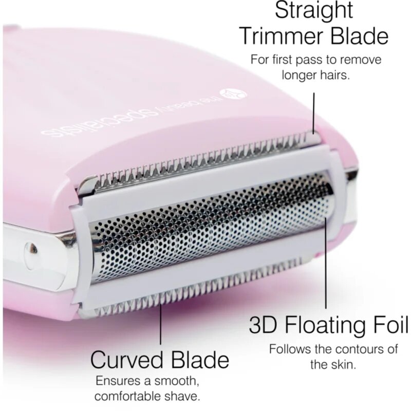 RIO Go Smooth dámský holicí strojek Pink Chrome 1 ks