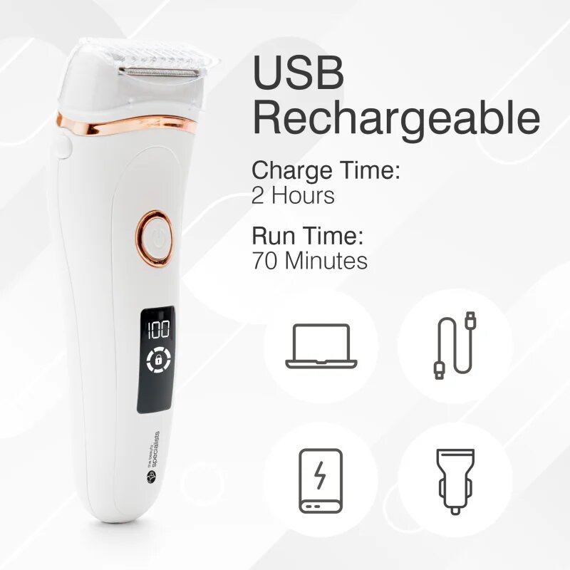 RIO Go Smooth Wet & Dry Lady Shaver dámský holicí strojek 1 ks