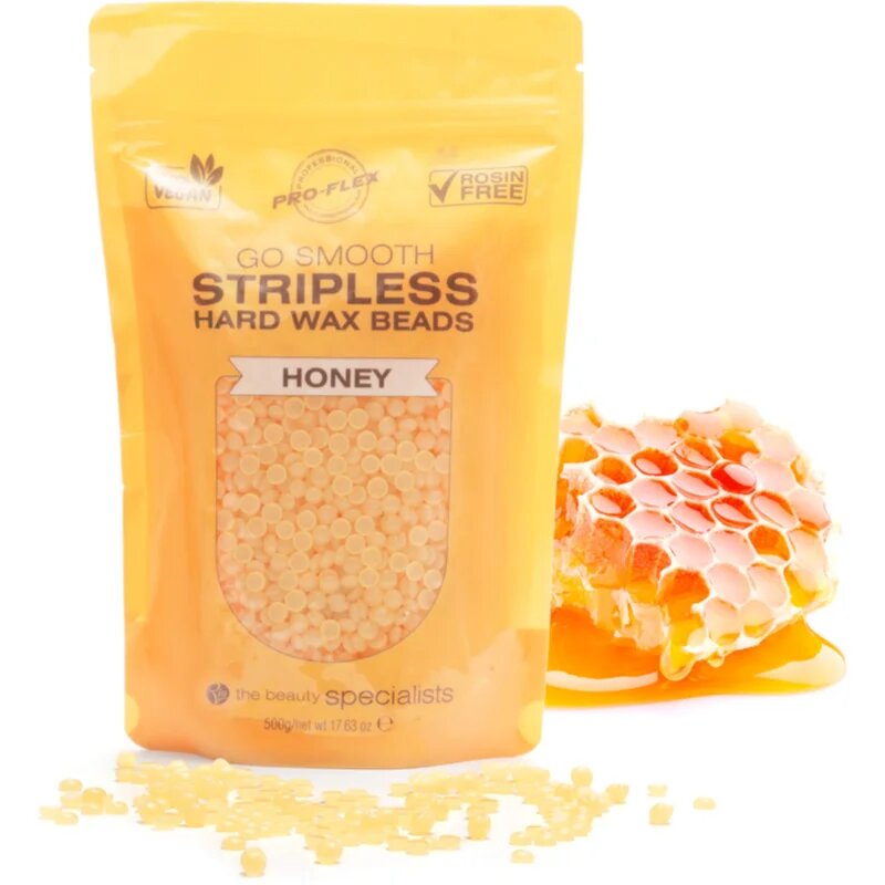 RIO Hard Wax Beads Honey voskové pecičky pro depilaci 500 g