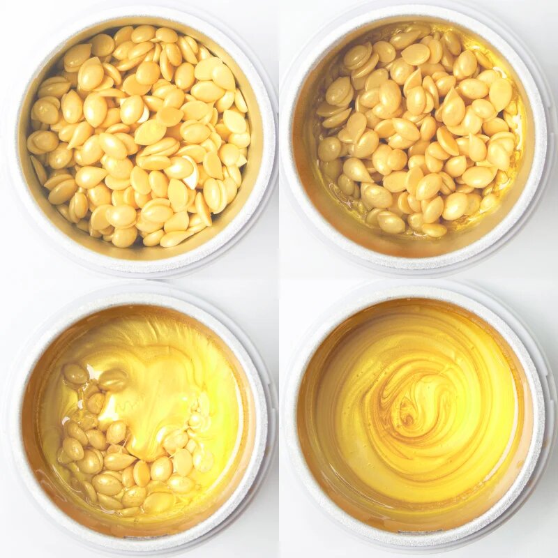RIO Hard Wax Beads Honey voskové pecičky pro depilaci 750 g