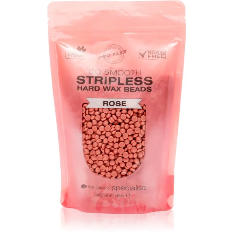 RIO Hard Wax Beads Rose voskové pecičky pro depilaci 500 g