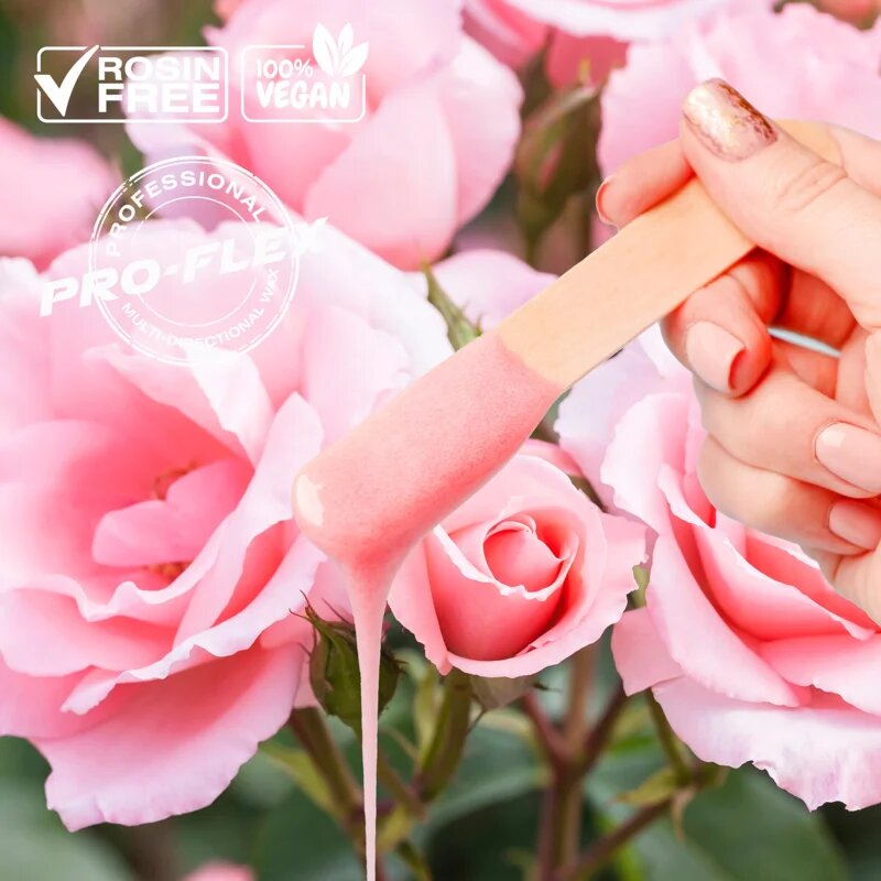 RIO Hard Wax Beads Rose voskové pecičky pro depilaci 500 g