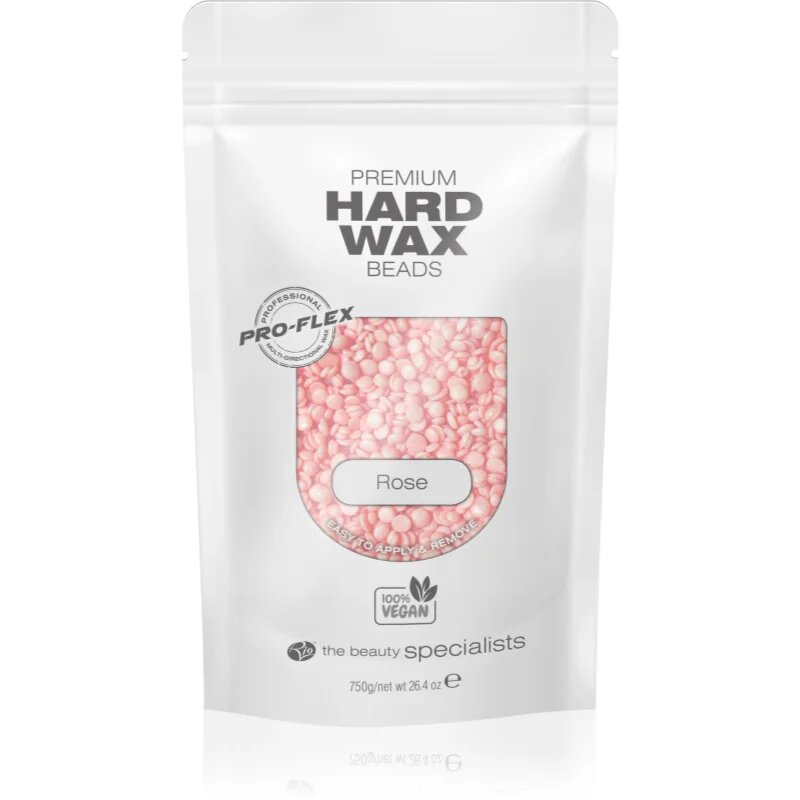 RIO Hard Wax Beads Rose voskové pecičky pro depilaci 750 g