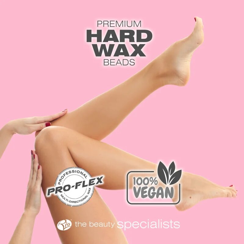RIO Hard Wax Beads Rose voskové pecičky pro depilaci 750 g