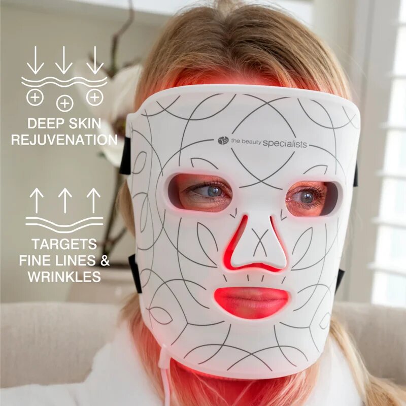 RIO LED Face Mask Advanced Anti-Aging obličejová LED maska 1 ks