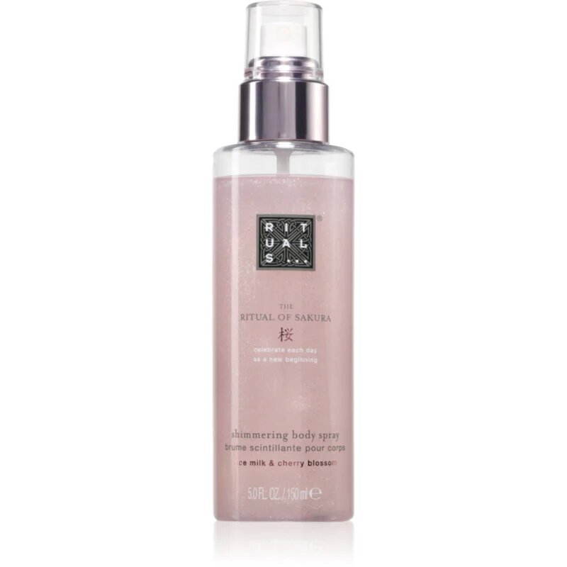 RITUALS The Ritual Of Sakura tělový sprej se třpytkami 150 ml