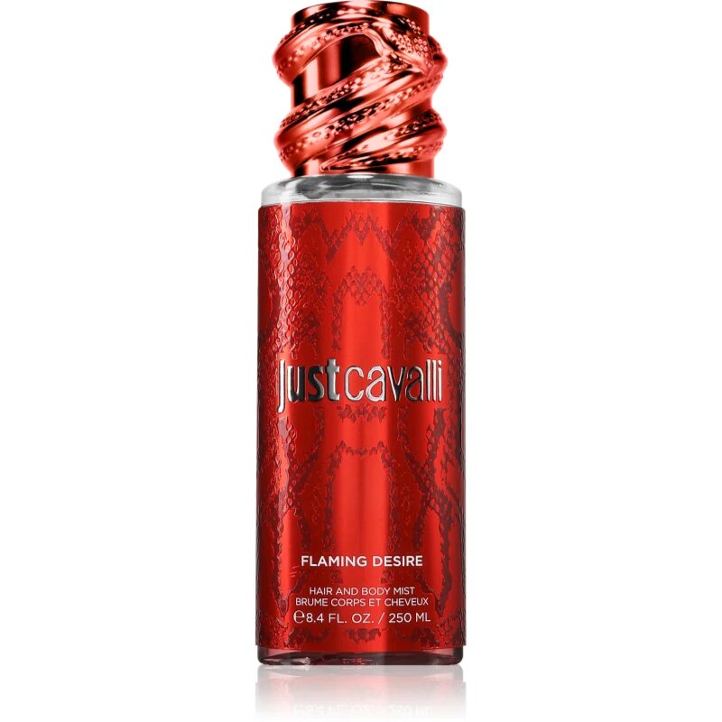 Roberto Cavalli Just Cavalli Mistflaming Desire parfémovaný sprej na tělo a vlasy pro ženy 250 ml