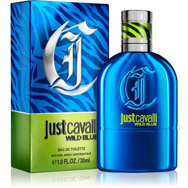 Roberto Cavalli Just Cavalli Wild Blue toaletní voda pro muže 30 ml