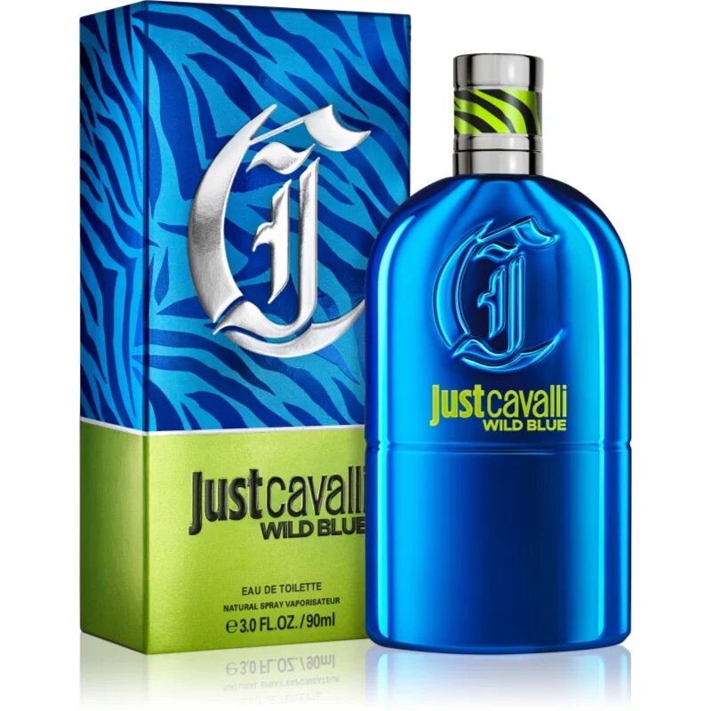 Roberto Cavalli Just Cavalli Wild Blue toaletní voda pro muže 90 ml
