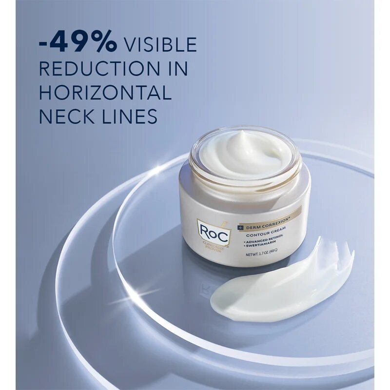 RoC Derm Correxion Contour zpevňující protivráskový krém na obličej s retinolem 50 ml