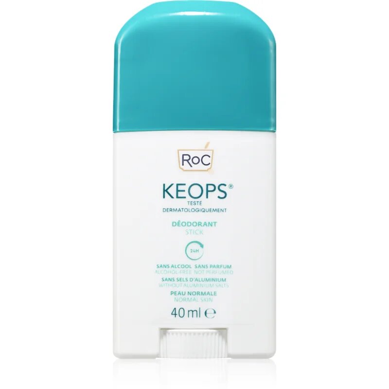 RoC Keops Deodorant Stick tuhý deodorant bez obsahu hliníkových solí 40 ml