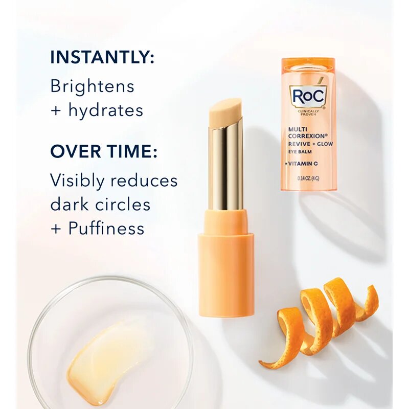 RoC Multi Correxion Revive + Glow rozjasňující oční balzám s vitaminem C 4 g