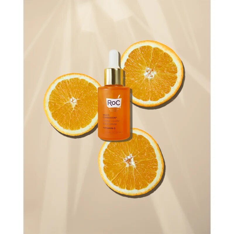 RoC Multi Correxion Revive + Glow rozjasňující sérum s vitaminem C na obličej a krk 30 ml