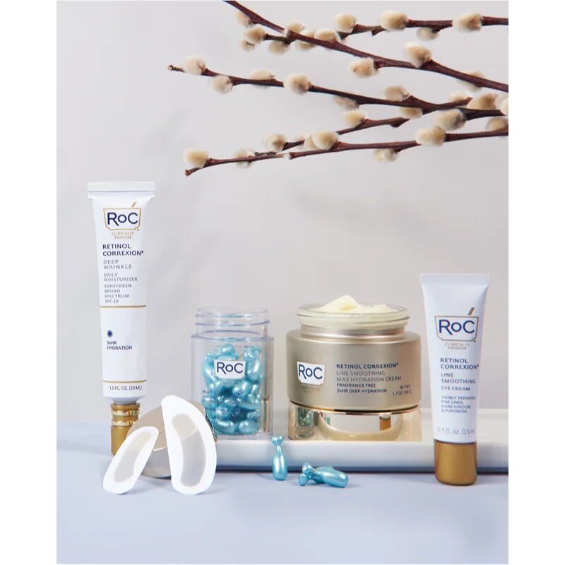 RoC Retinol Correxion Line Smoothing hydratační krém s kyselinou hyaluronovou 50 ml
