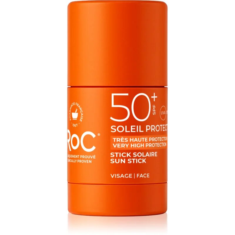 RoC Soleil Protect Sun Stick ochranná tyčinka na citlivá místa SPF 50+ 15 g