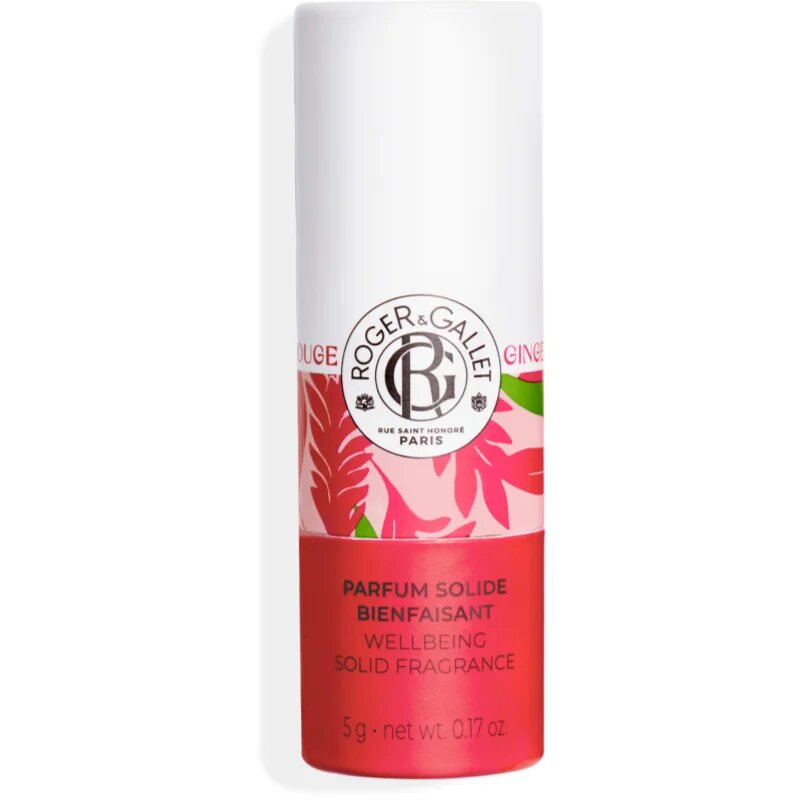 Roger & Gallet Gingembre Rouge Wellbeing Solid Fragrance tuhý parfém pro ženy 5 g