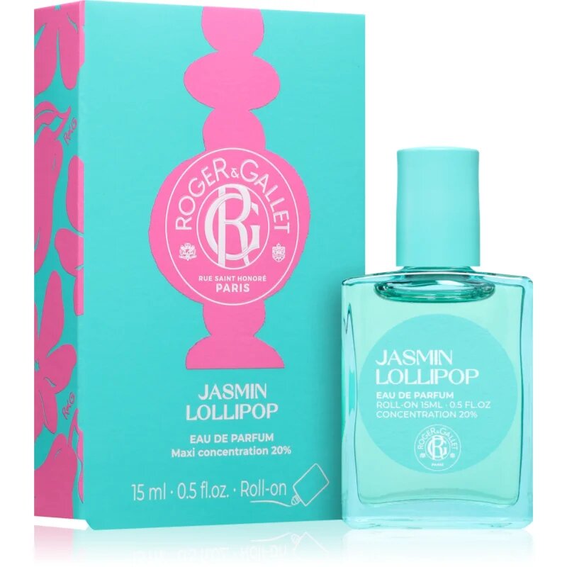 Roger & Gallet Jasmin Lollipop parfémovaná voda roll-on pro ženy 15 ml