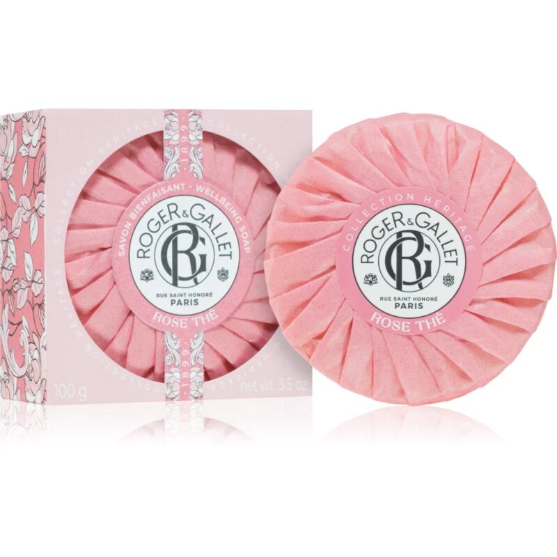 Roger & Gallet Thé Rose parfémované mýdlo 100 g