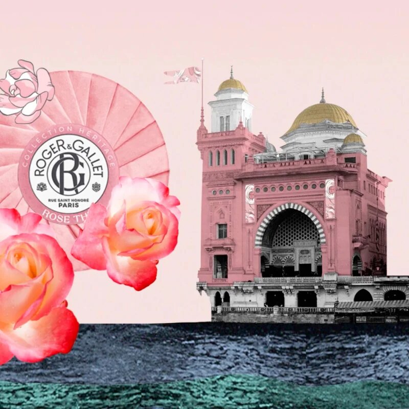 Roger & Gallet Thé Rose parfémované mýdlo 100 g