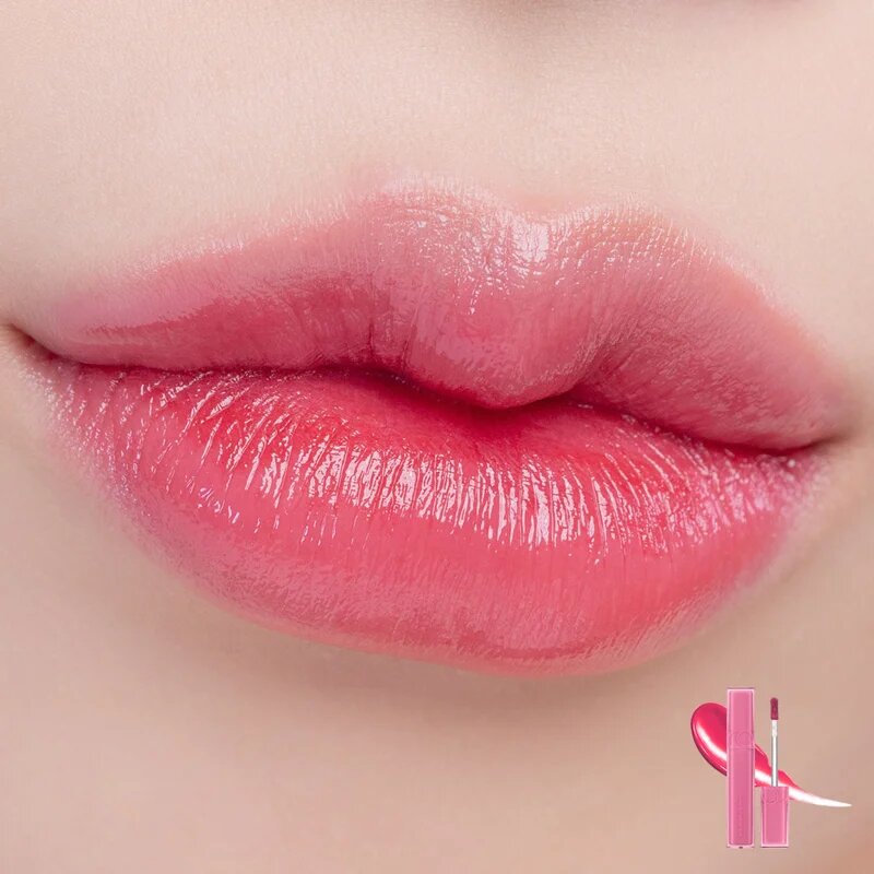 rom&nd Dewy Ful Water Tint dlouhotrvající lesk na rty odstín #05 Taffy 5 g