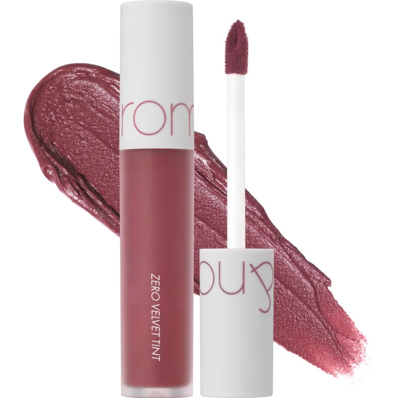 rom&nd Zero Velvet Tint krémová rtěnka s matným efektem odstín #04 Burnt Heart 55 g
