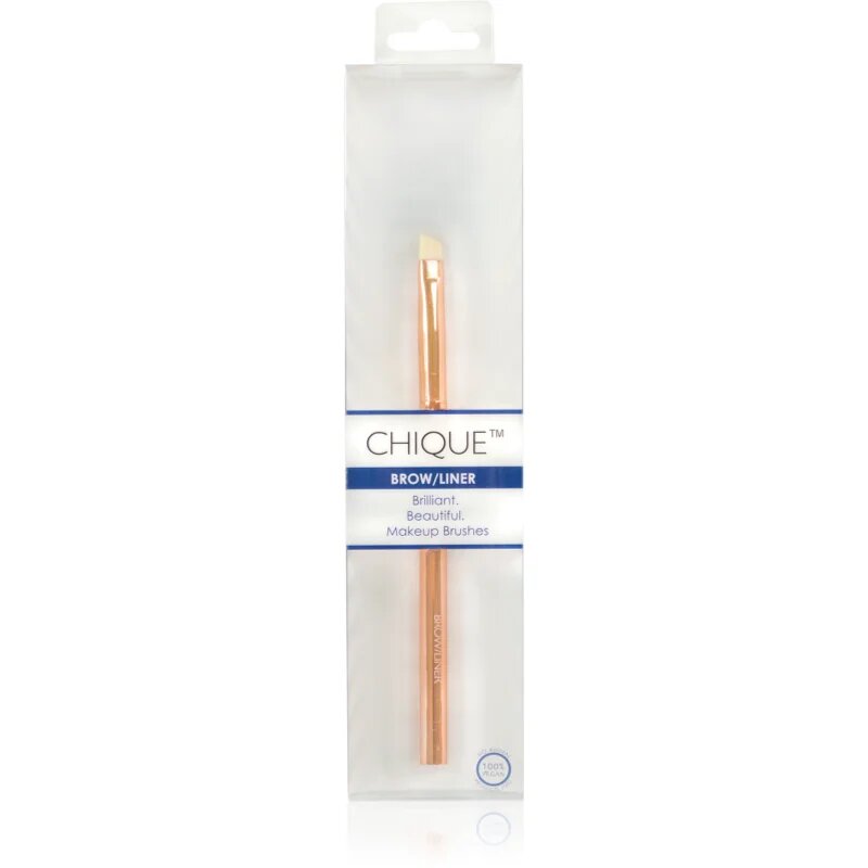 Royal and Langnickel Chique Rose Gold štětec na obočí a oční linky 1 ks