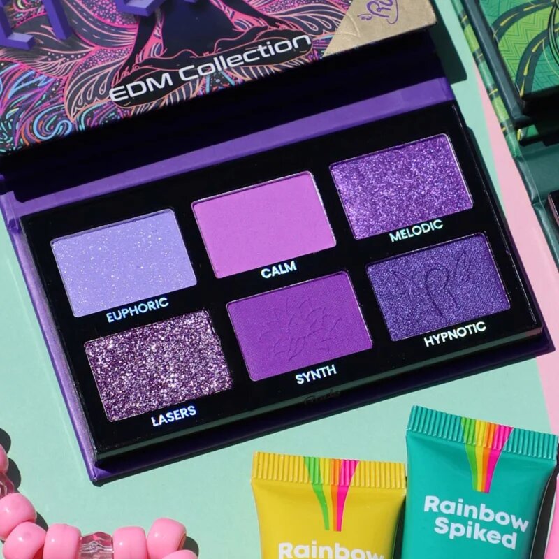 Rude Cosmetics EDM Collection paletka očních stínů odstín Trance 6 g