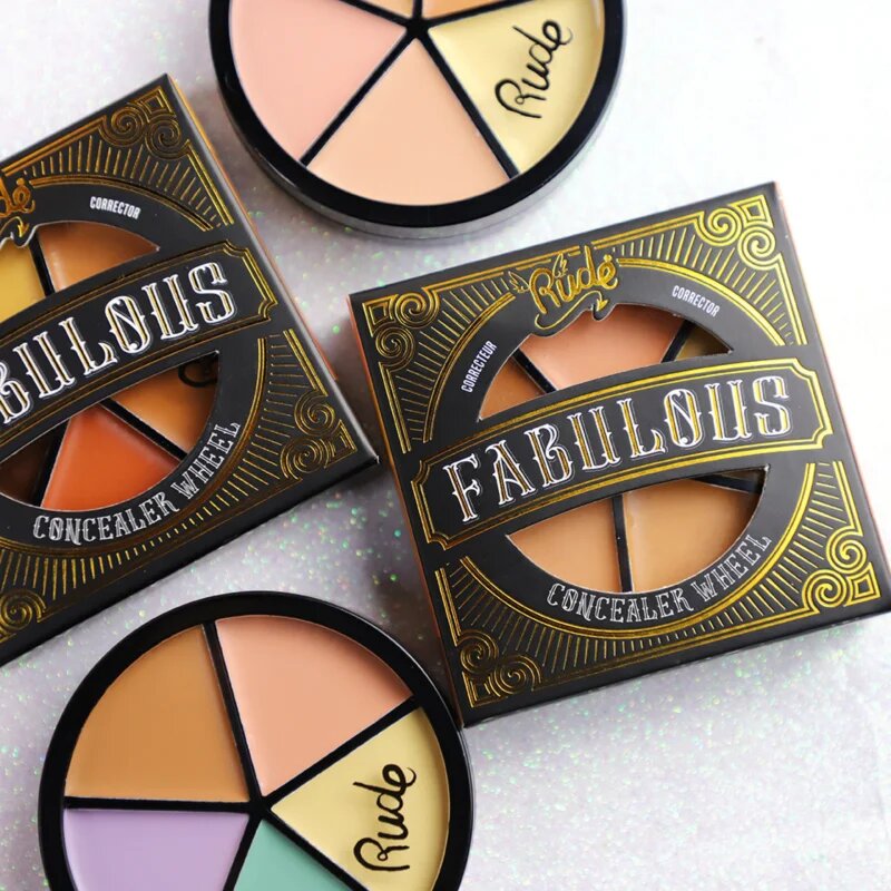 Rude Cosmetics Fabulous Concealer Wheel paleta korektorů odstín Light 7.5 g