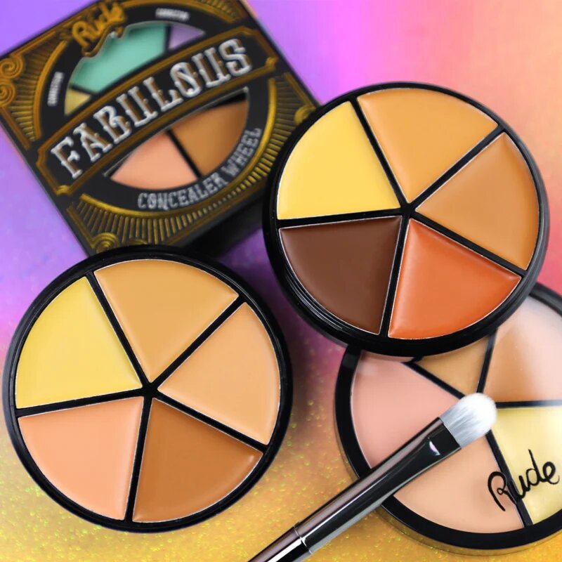Rude Cosmetics Fabulous Concealer Wheel paleta korektorů odstín Light 7.5 g