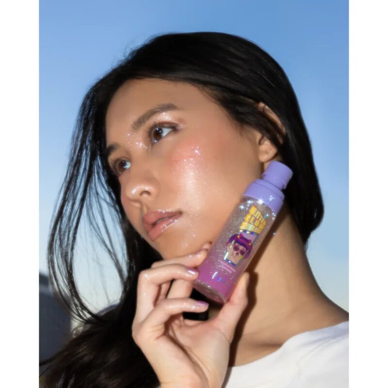 Rude Cosmetics Glitter Glow fixační sprej na make-up se třpytkami 60 ml