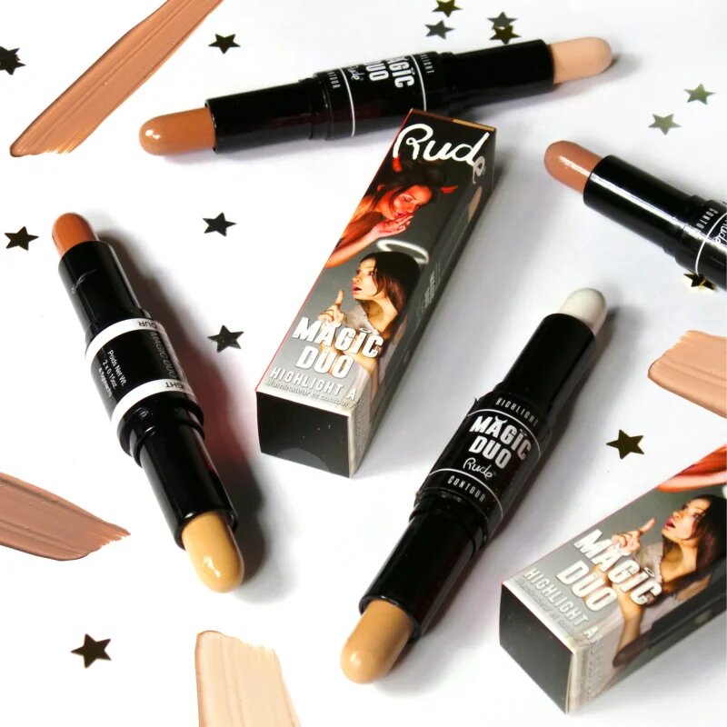 Rude Cosmetics Magic Duo oboustranná konturovací tyčinka odstín Medium 4.5 g