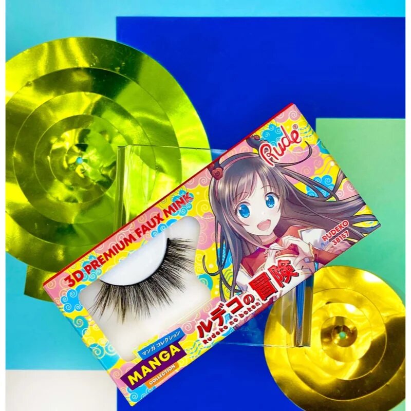 Rude Cosmetics Manga Collection 3D Premium Faux Mink umělé řasy typ Rudeko 2 ks