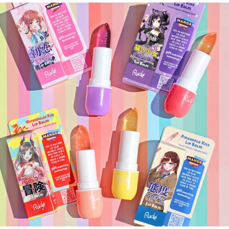 Rude Cosmetics Manga Collection Lip Balm hydratační balzám na rty odstín Watermelon Kiss 3.5 g