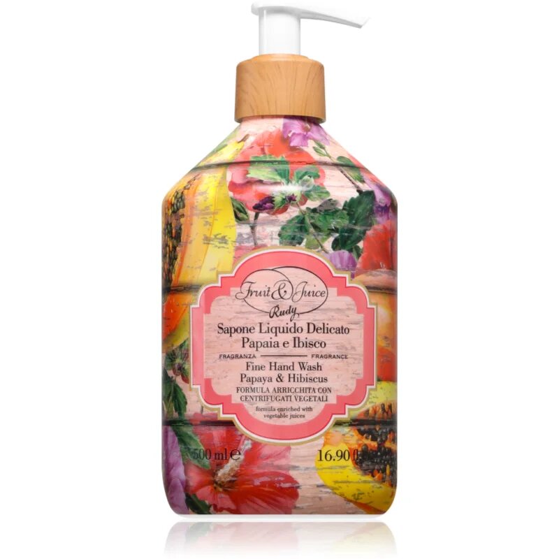 Rudy - Le Maioliche Papaya & Ibisco Fine tekuté mýdlo 500 ml